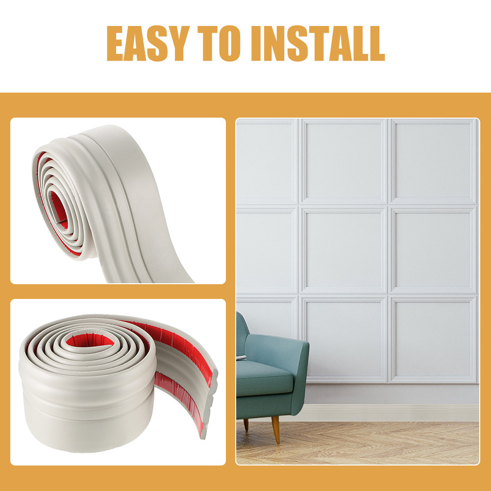 1 rouleau de moulure d'angle d - Baseboard Molding Trim avis et prix