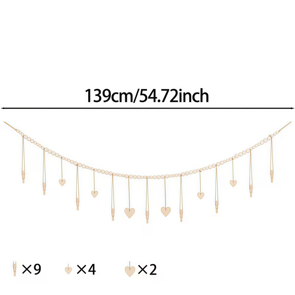 1 pièce Guirlande de perles mu - Picture Hanging Strip avis et prix