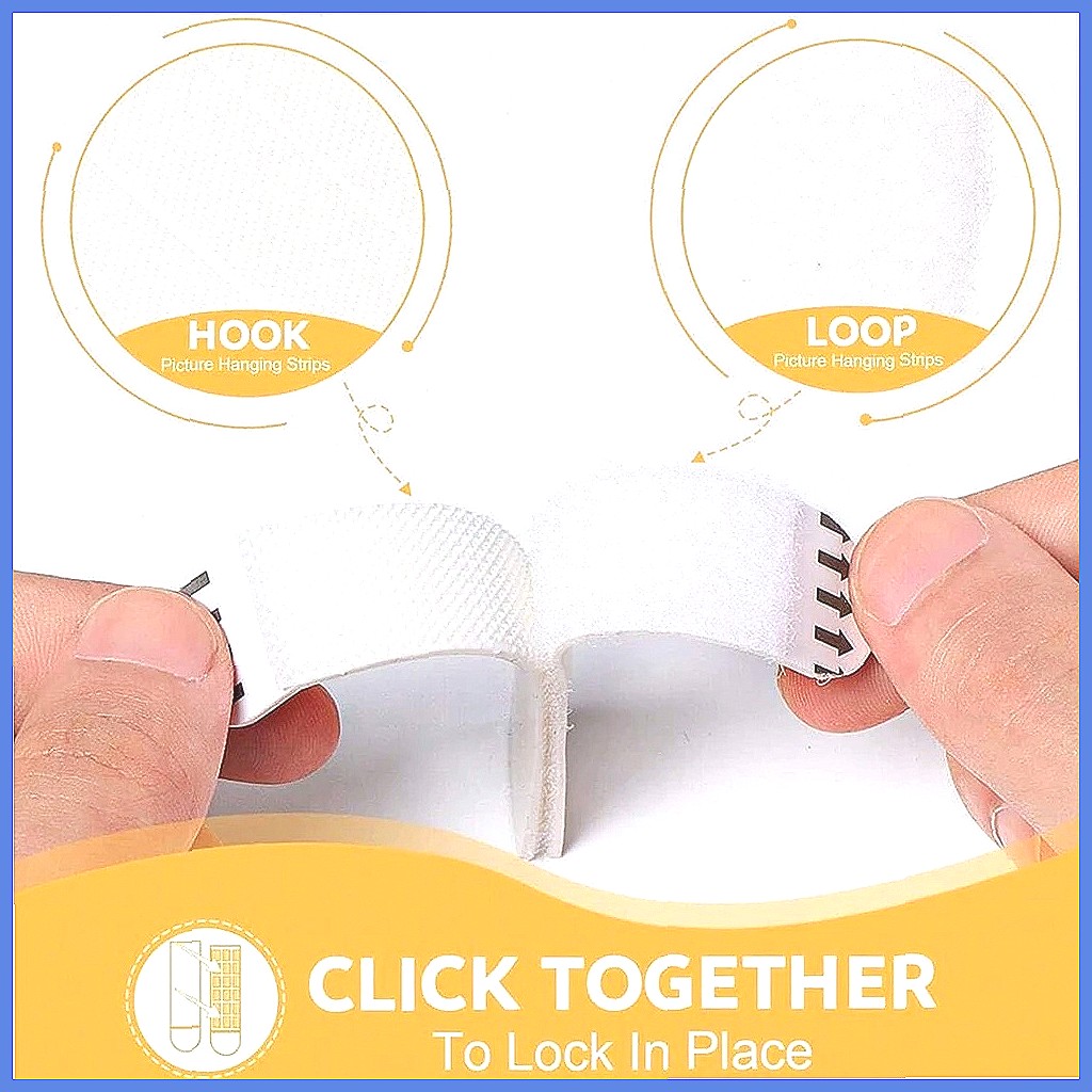 12 paires de bandes de suspens - Picture Hanging Strip avis et prix
