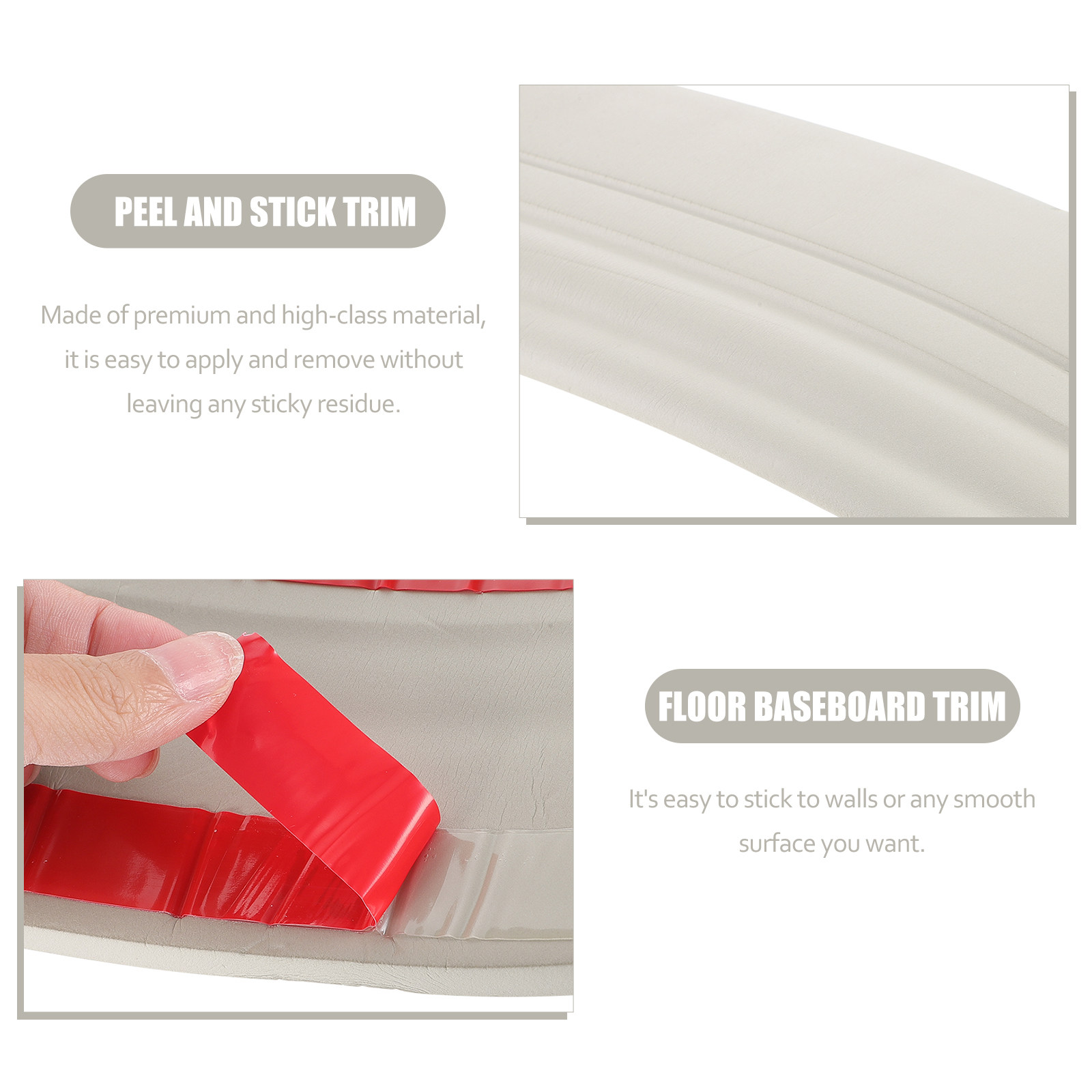 1 Rouleau de Plinthe Adhésive  - Baseboard Molding Trim avis et prix